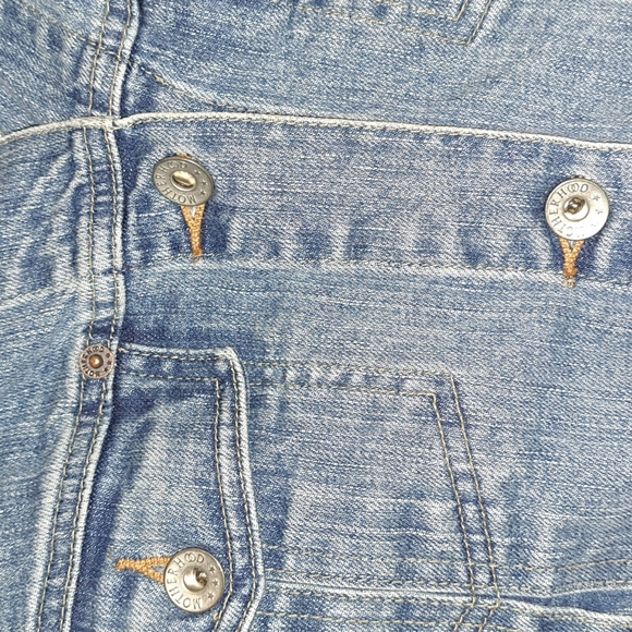 0903 Motherhood Maternity Jean Jacket - Picture 4 of 7